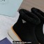Prada Shearling Suede Ankle Boots Black 2024