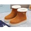 Prada Shearling Suede Ankle Boots Brown 2024