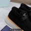 Prada Shearling Suede Lace-Up Booties Black 2024