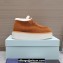 Prada Shearling Suede Lace-Up Booties Brown 2024