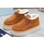 Prada Shearling Suede Lace-Up Booties Brown 2024
