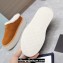 Prada Shearling Suede Cozy Platform Mules Brown 2024