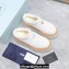 Prada Shearling Suede Cozy Platform Mules White 2024