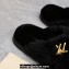 Louis Vuitton Shearling cross-over straps LV Bliss Comfort Mules Black 2024