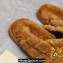Louis Vuitton Shearling cross-over straps LV Bliss Comfort Mules Brown 2024