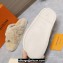 Louis Vuitton Shearling cross-over straps LV Bliss Comfort Mules Beige 2024