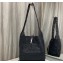 Saint Laurent LE 5 A 7 bag in raffia crochet and smooth leather 690941 Black 2024