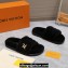 Louis Vuitton Shearling LV Bliss Comfort Mules Black 2024