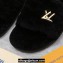 Louis Vuitton Shearling LV Bliss Comfort Mules Black 2024