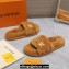 Louis Vuitton Shearling LV Bliss Comfort Mules Brown 2024