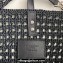 Saint Laurent LE 5 A 7 bag in raffia crochet and smooth leather 690941 Black 2024