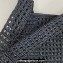 Saint Laurent LE 5 A 7 bag in raffia crochet and smooth leather 690941 Black 2024