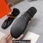 Hermes Jolly ballet flats Black with signature wrap-around ankle strap 2024