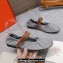 Hermes Jolly ballet flats Gray with signature wrap-around ankle strap 2024