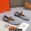 Hermes Jolly ballet flats Gray with signature wrap-around ankle strap 2024