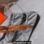 Hermes Jolly ballet flats Gray with signature wrap-around ankle strap 2024