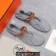 Hermes Jolly ballet flats Gray with signature wrap-around ankle strap 2024