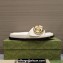 Gucci Women's Marina chain slide sandals 794176 leather White 2024