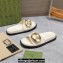 Gucci Women's Marina chain slide sandals 794176 leather White 2024