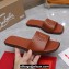 Christian Louboutin timeless CL mules in calf leather Brown 2024