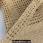 Saint Laurent LE 5 A 7 bag in raffia crochet and smooth leather 690941 Beige 2024