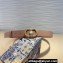 Dior Width 3cm 30 Montaigne Jolie Belt in Smooth Calfskin Nude Pink