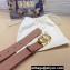 Dior Width 3cm 30 Montaigne Jolie Belt in Smooth Calfskin Nude Pink