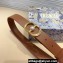 Dior Width 3cm 30 Montaigne Jolie Belt in Smooth Calfskin Brown