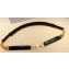 Celine Square Adjustable Belt In Taurillon Leather Black