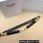 Celine Square Adjustable Belt In Taurillon Leather Black
