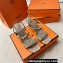 Hermes Glamour 75 sandals in suede goatskin Beige with Kelly buckle (original quality)