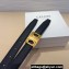 Celine Width 2.5cm Medium Reversible Framed Triomphe Belt In Taurillon And Natural Calfskin Black/Gold