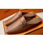 Hermes Groupie mules Brown in goatskin with palladium-plated Paris buckle (original quality)