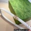 Gucci Width 1.2cm Thin patent Double G belt 707327 White