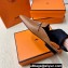 Hermes Groupie mules Brown in goatskin with palladium-plated Paris buckle (original quality)