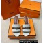 Hermes Gigi 50 sandals in calfskin White/Brown with Kelly buckle (original quality)