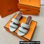 Hermes Gigi 50 sandals in calfskin White/Brown with Kelly buckle (original quality)