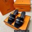 Hermes Gigi 50 sandals in calfskin Black/Python with Kelly buckle (original quality)