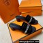 Hermes Gigi 50 sandals in calfskin Black/Python with Kelly buckle (original quality)