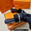 Hermes Gigi 50 sandals in calfskin Black/Python with Kelly buckle (original quality)