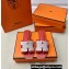 Hermes Oran Sandals in fringed H canvas Red (original quality)