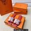 Hermes Oran Sandals in fringed H canvas Red (original quality)