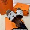 Hermes Oran Sandals in fringed H canvas Coffee (original quality)