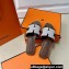 Hermes Oran Sandals in fringed H canvas Coffee (original quality)