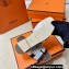Hermes Oran Sandals in fringed H canvas Coffee (original quality)