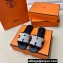 Hermes Oran Sandals in fringed H canvas Black (original quality)