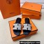 Hermes Oran Sandals in fringed H canvas Black (original quality)