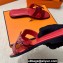 Hermes Oran Sandals in Calfskin Leather Print Red (original quality)