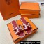 Hermes Oran Sandals in Calfskin Red and canvas (original quality)