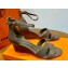 Hermes Legend Wedge sandals in calfskin Gray (original quality)